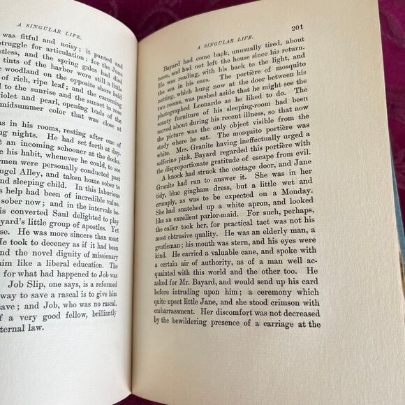 1894 Antique Book: A Singular Life by Elizabeth Stuart Phelps, Grosset & Dunlap - Picture 7 of 12